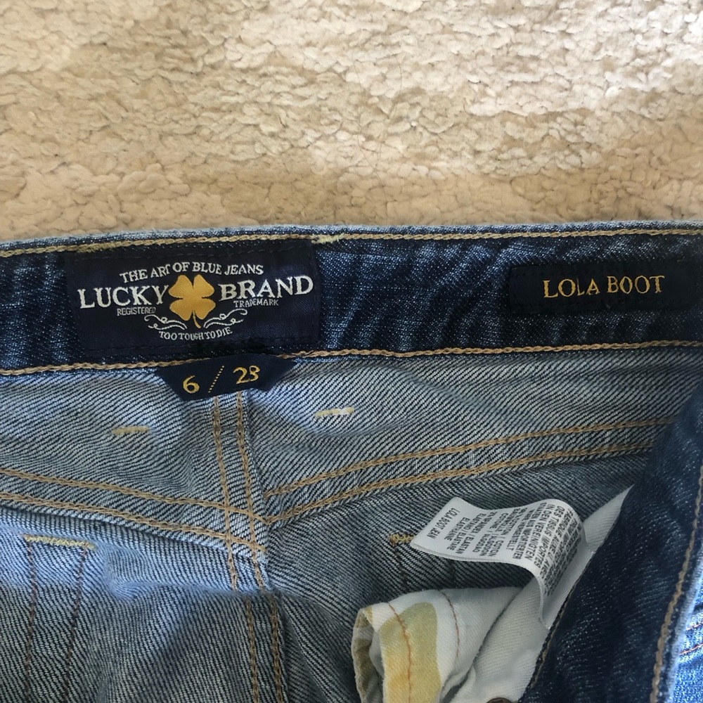 Lucky Brand Jeans - Size 6/28 - Inseam 29 - Style: Lola Boot